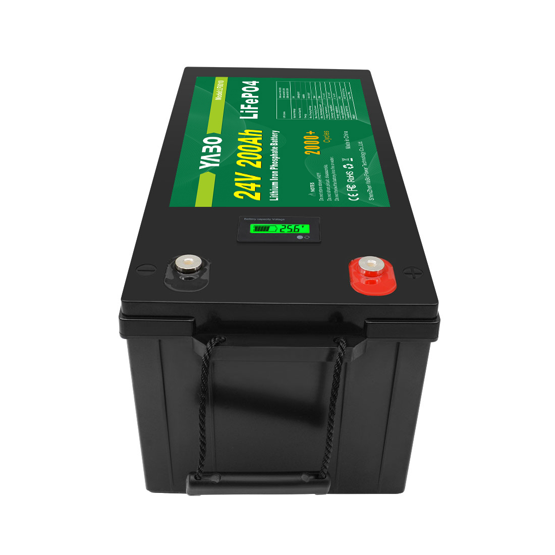 YABO 24V 200Ah LiFePO4 Lithium Iron Phosphate Battery – High Capacity,  Fast Charging